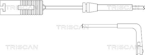 Triscan 8115 11016 - Сигналізатор, знос гальмівних колодок avtolavka.club