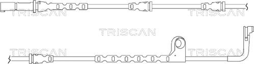 Triscan 8115 11038 - Сигналізатор, знос гальмівних колодок avtolavka.club