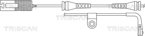 Triscan 8115 11022 - Сигналізатор, знос гальмівних колодок avtolavka.club