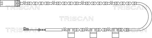 Triscan 8115 17019 - Сигналізатор, знос гальмівних колодок avtolavka.club