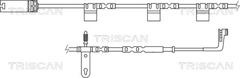 Triscan 8115 17013 - Сигналізатор, знос гальмівних колодок avtolavka.club