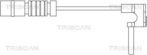 Triscan 8115 23006 - Сигналізатор, знос гальмівних колодок avtolavka.club