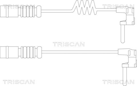 Triscan 8115 23020 - Сигналізатор, знос гальмівних колодок avtolavka.club