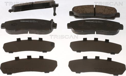 Triscan 8110 40980 - Гальмівні колодки, дискові гальма avtolavka.club
