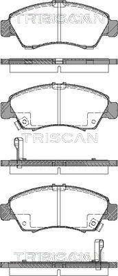 Triscan 8110 40169 - Гальмівні колодки, дискові гальма avtolavka.club