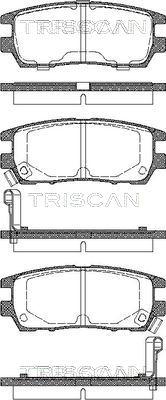 Triscan 8110 42003 - Гальмівні колодки, дискові гальма avtolavka.club
