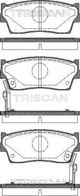 Triscan 8110 69980 - Гальмівні колодки, дискові гальма avtolavka.club