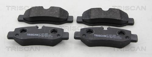 Triscan 8110 69022 - Гальмівні колодки, дискові гальма avtolavka.club