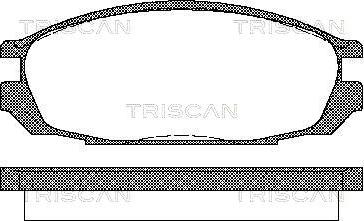 Triscan 8110 14010 - Гальмівні колодки, дискові гальма avtolavka.club