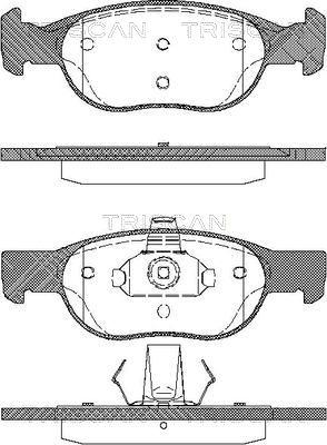 BENDIX BPD1864 - Гальмівні колодки, дискові гальма avtolavka.club