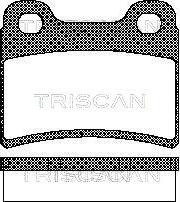 Triscan 8110 16165 - Гальмівні колодки, дискові гальма avtolavka.club