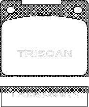 Triscan 8110 10424 - Гальмівні колодки, дискові гальма avtolavka.club