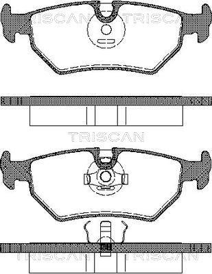 BENDIX 571395 - Гальмівні колодки, дискові гальма avtolavka.club