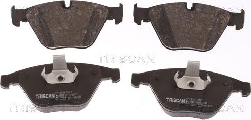 Triscan 8110 11067 - Гальмівні колодки, дискові гальма avtolavka.club