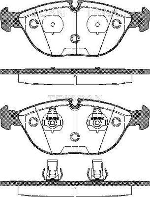 Japanparts PA-921MK - Гальмівні колодки, дискові гальма avtolavka.club