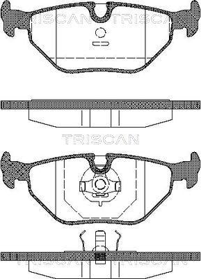 Triscan 8110 11899 - Гальмівні колодки, дискові гальма avtolavka.club
