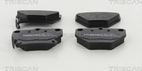 Triscan 8110 13047 - Гальмівні колодки, дискові гальма avtolavka.club