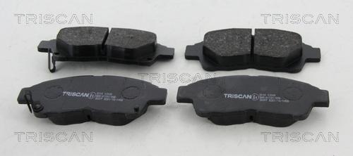 Triscan 8110 13100 - Гальмівні колодки, дискові гальма avtolavka.club