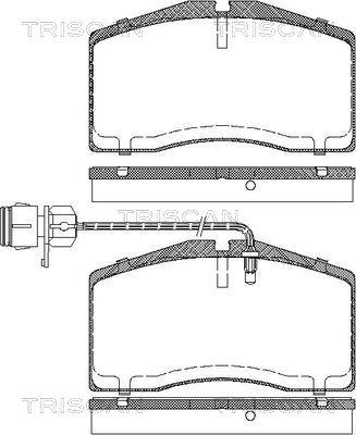 BOSCH 0 986 TB2 249 - Гальмівні колодки, дискові гальма avtolavka.club