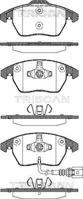 Triscan 8110 29051 - Гальмівні колодки, дискові гальма avtolavka.club