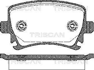 Triscan 8110 29052 - Гальмівні колодки, дискові гальма avtolavka.club