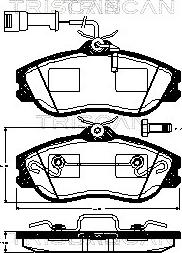 BENDIX 571402B - Гальмівні колодки, дискові гальма avtolavka.club