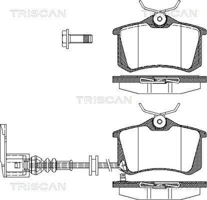 Triscan 8110 29036 - Гальмівні колодки, дискові гальма avtolavka.club