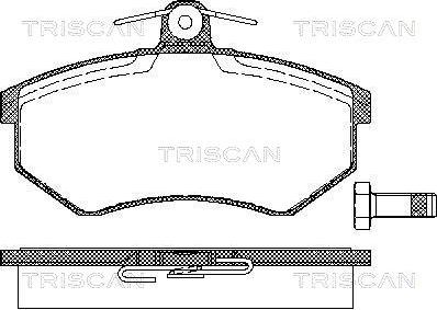 Triscan P 85 011 - Гальмівні колодки, дискові гальма avtolavka.club