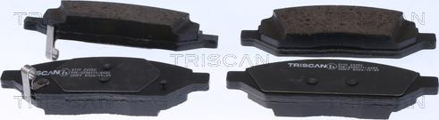 Triscan 8110 24052 - Гальмівні колодки, дискові гальма avtolavka.club