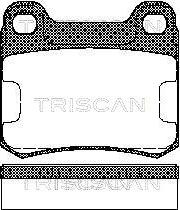 Triscan 8110 23995 - Гальмівні колодки, дискові гальма avtolavka.club