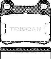 Triscan 8110 23115 - Гальмівні колодки, дискові гальма avtolavka.club