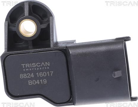 Triscan 8824 16017 - Датчик, тиск у впускний трубі avtolavka.club