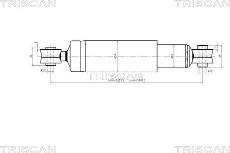 Triscan 8705 15201 - Амортизатор avtolavka.club