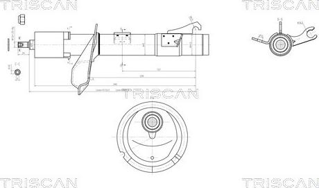 Triscan 8705 16102 - Амортизатор avtolavka.club