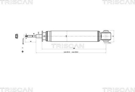 Triscan 8705 16201 - Амортизатор avtolavka.club