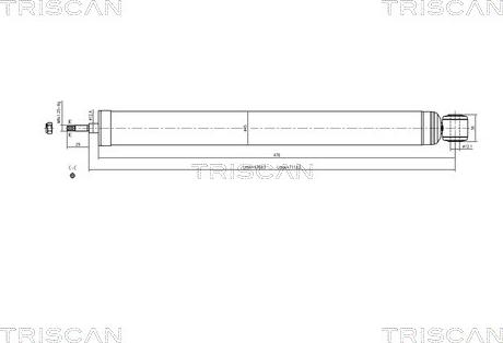 Triscan 8705 16202 - Амортизатор avtolavka.club