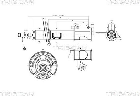 Triscan 8705 10104 - Амортизатор avtolavka.club