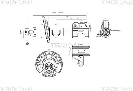 Triscan 8705 24102 - Амортизатор avtolavka.club