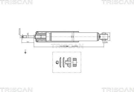 Triscan 8705 24205 - Амортизатор avtolavka.club