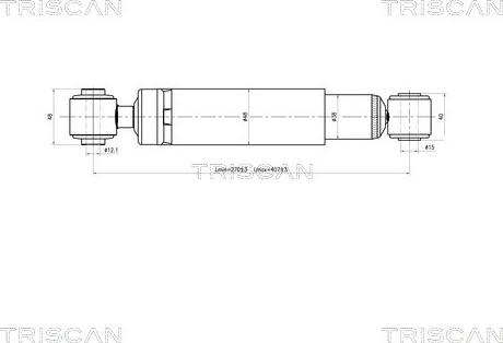 Triscan 8705 24201 - Амортизатор avtolavka.club