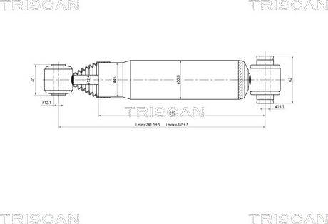 Triscan 8705 28201 - Амортизатор avtolavka.club