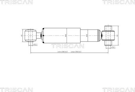 Triscan 8705 28203 - Амортизатор avtolavka.club