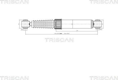 Triscan 8705 28202 - Амортизатор avtolavka.club