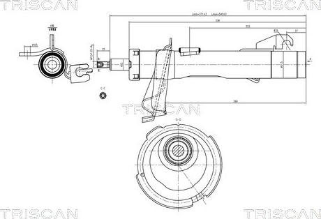 Triscan 8705 27102 - Амортизатор avtolavka.club