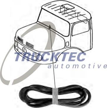 Trucktec Automotive 01.50.002 - Прокладка, вітрове скло avtolavka.club