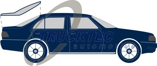 Trucktec Automotive 02.53.036 - Прокладка, задні двері багажника / приміщення для вантажу avtolavka.club