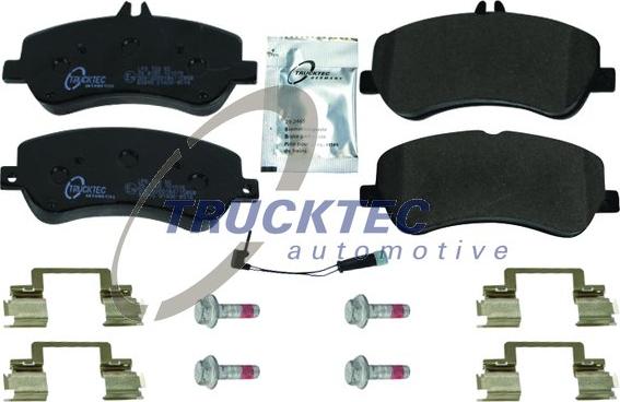 Trucktec Automotive 02.35.498 - Гальмівні колодки, дискові гальма avtolavka.club