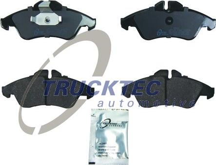 Trucktec Automotive 02.35.082 - Гальмівні колодки, дискові гальма avtolavka.club