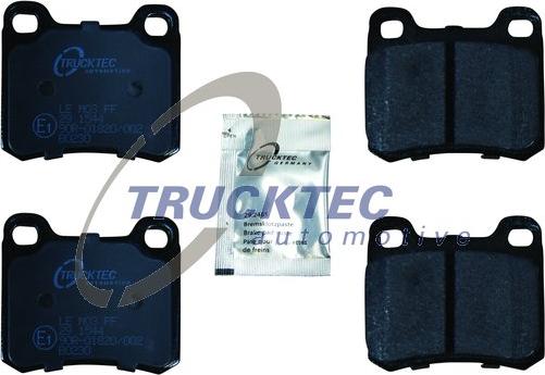 Trucktec Automotive 02.35.100 - Гальмівні колодки, дискові гальма avtolavka.club