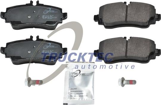 Trucktec Automotive 02.35.121 - Гальмівні колодки, дискові гальма avtolavka.club